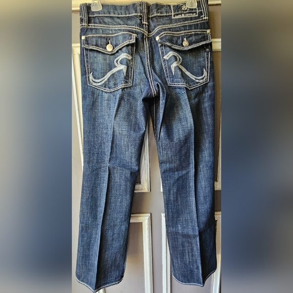 Rock & Republic Jeans, Henlee, Boot cut, Mens, preshrunk to 33 x 29 (gd-u) - Picture 4 of 9